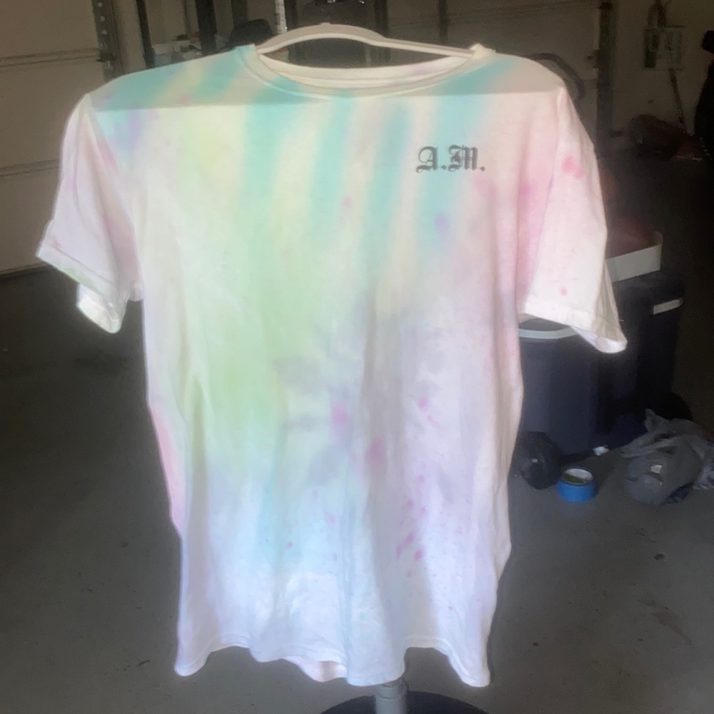 A.M Heat custom tie dye shirt